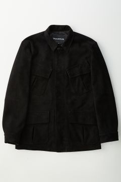 【BLACK MILITARY Vol.8】 JUNGLE FATIGUE JACKET -BLACK SUEDE- (11月頃入荷予定 )※オーダー締切8/6(金)11:59迄