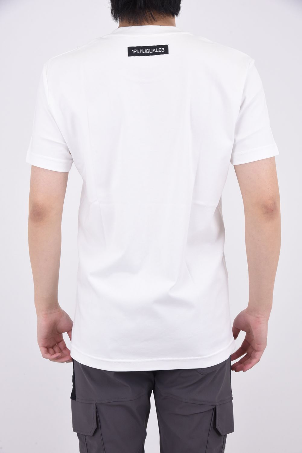 113 TAGS CREW / 定番 タグロゴ ベーシック クルーネックTシャツ ホワイト