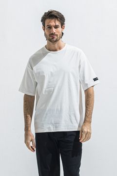 NYLON OVER  TEE / ナイロン オーバーサイズ Tシャツ （ホワイト） (5月中旬入荷予定) ※オーダー締切:2月15日(日)18時