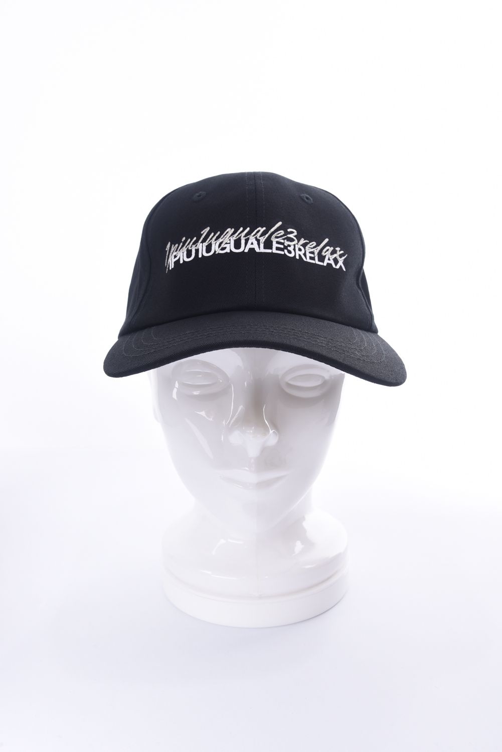 DOUBLE LOGO CAP / ダブルロゴ キャップ ブラック