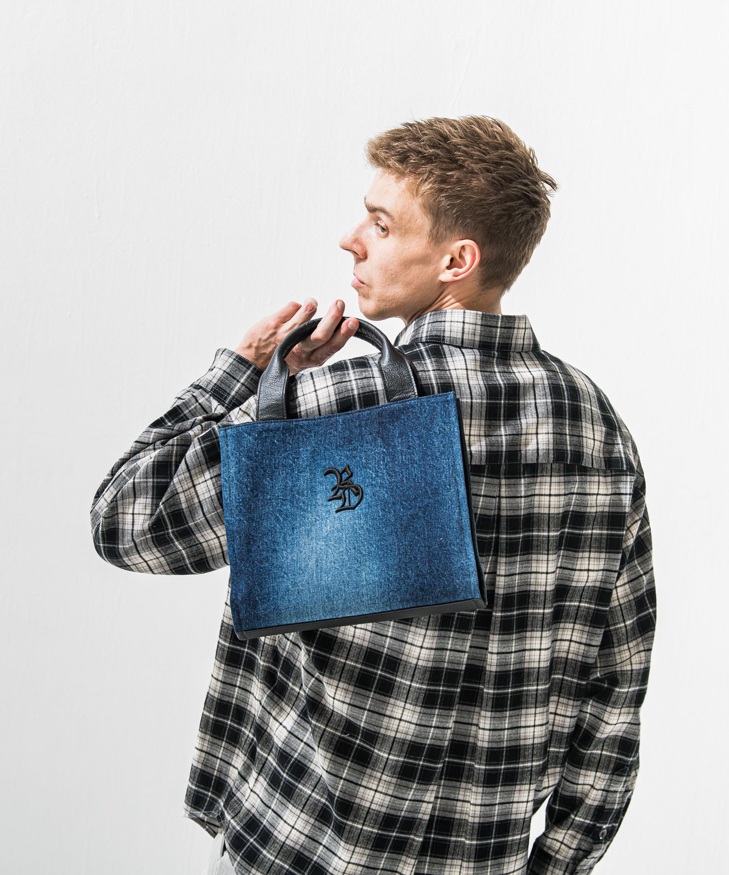 【decadeコラボ】 DENIM MIDDLE TOTE BAG / デニム ミドルサイズ トートバッグ (デニム) (12月上旬頃入荷予定) ※オーダー締切:9月7日(月)17時