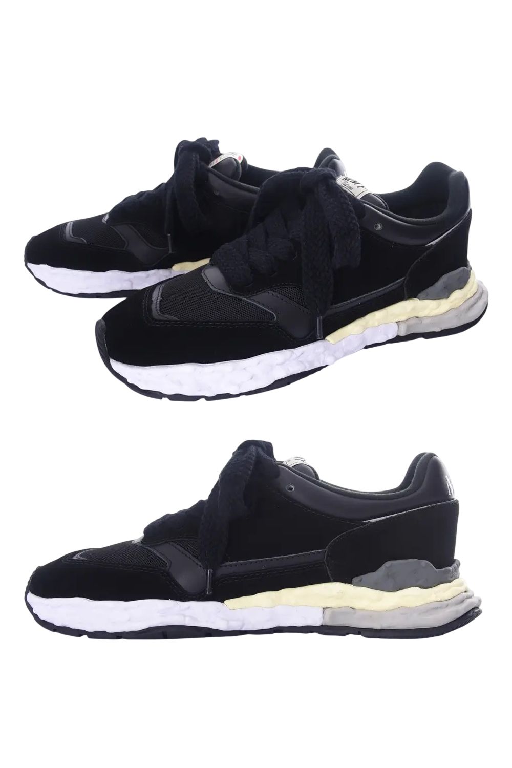 【GEORGE】 OG Sole Leather Low-top Sneaker / レザー ローカットスニーカー (ブラック)