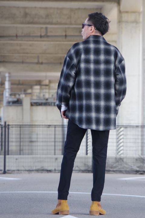 【RESOUND CLOTHING】新作WOOL CHECK OVER CPOJKを使用したおススメスタイル ③