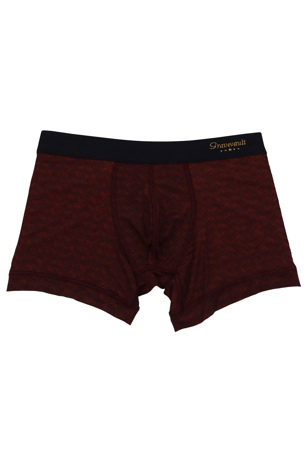 Intrecciato Short Boxer - ボルドー