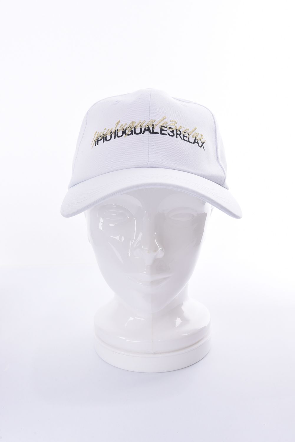DOUBLE LOGO CAP / ダブルロゴ キャップ ホワイト
