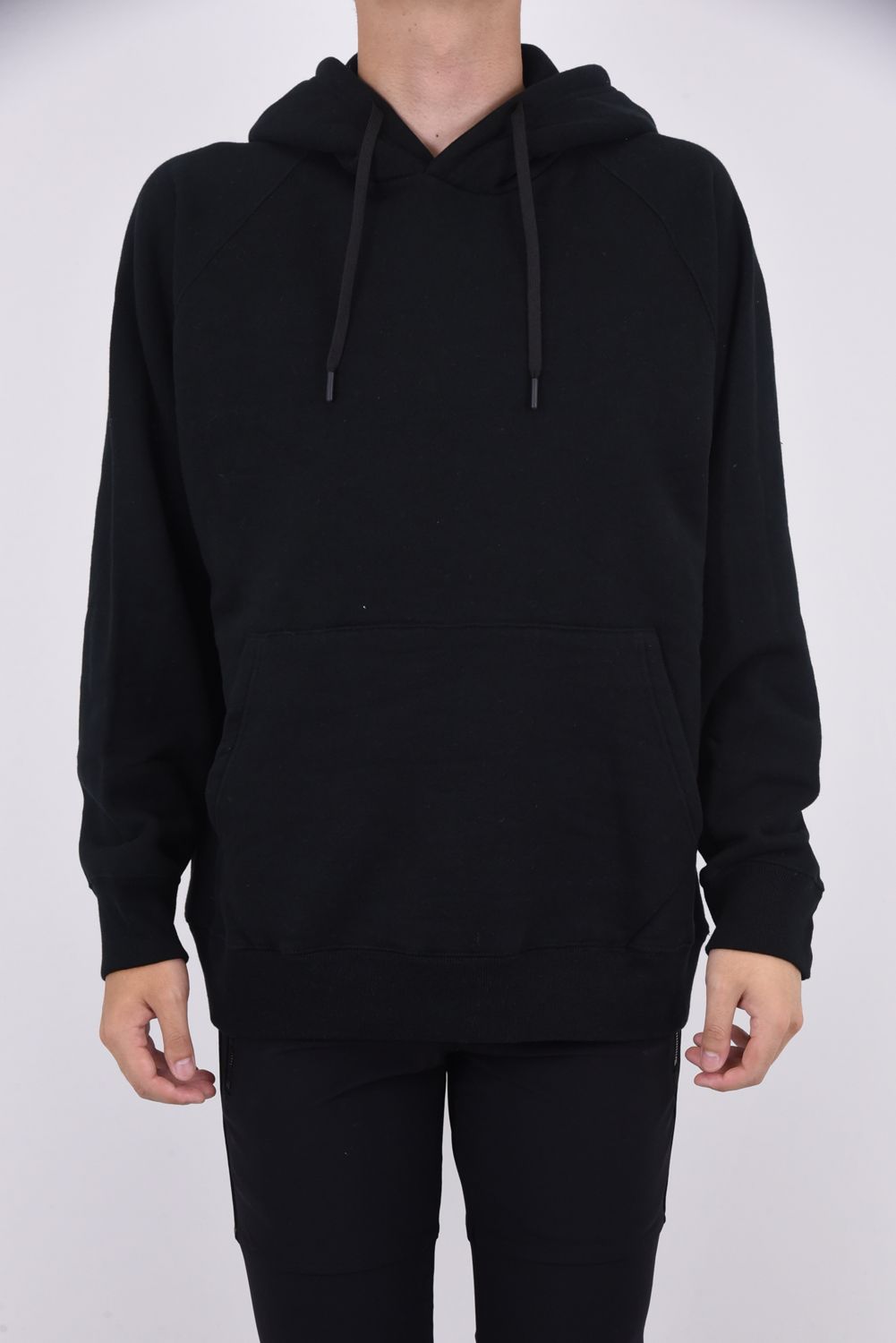 RW HOODIE / ワイドシルエット 裏毛 フーディー ブラック