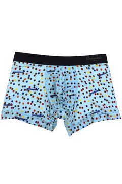 Dot Short Boxer - ブルー