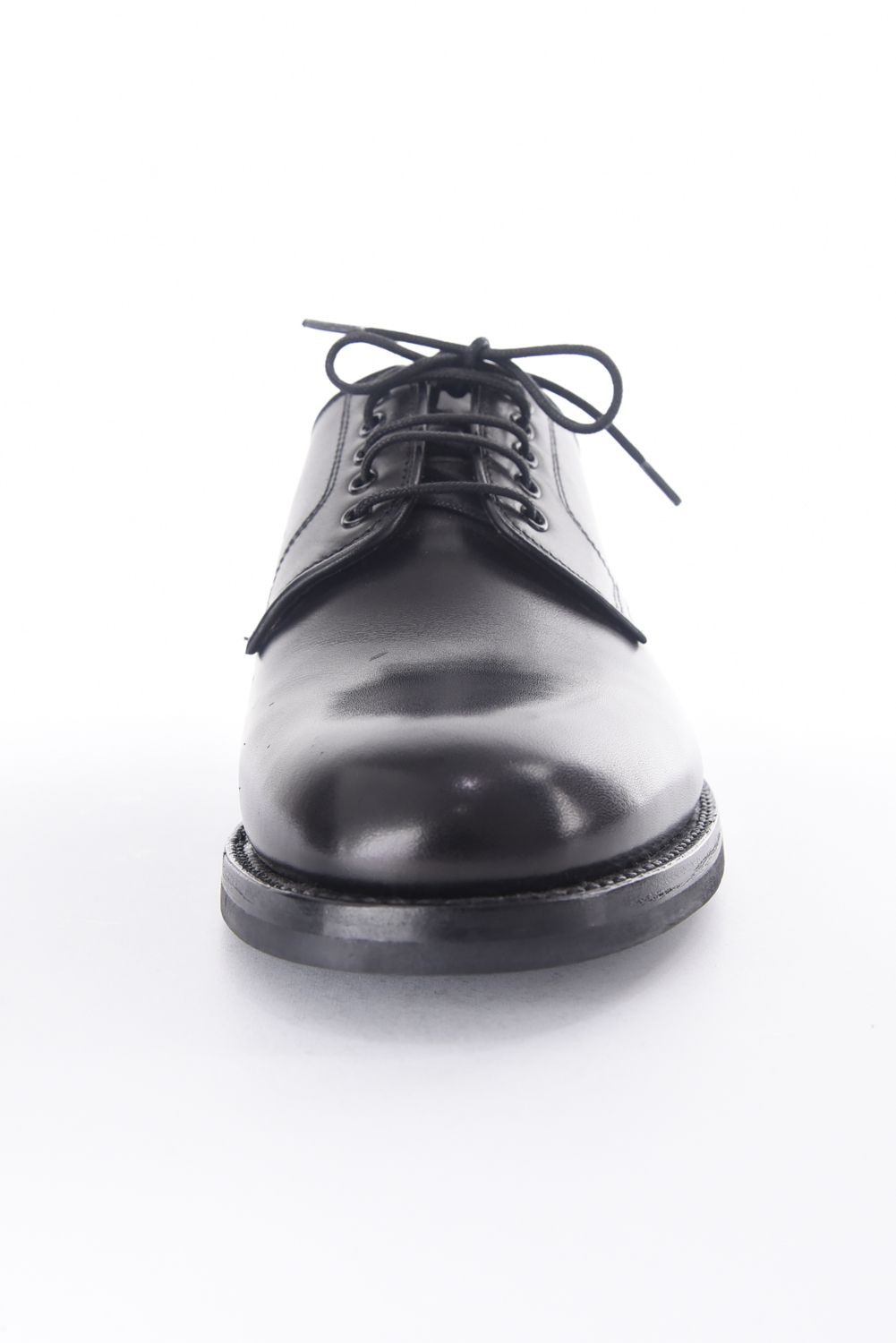 【訳ありアウトレット品】 ARCHWAY / プレーントゥ レザーシューズ フレンチカーフ ブラック