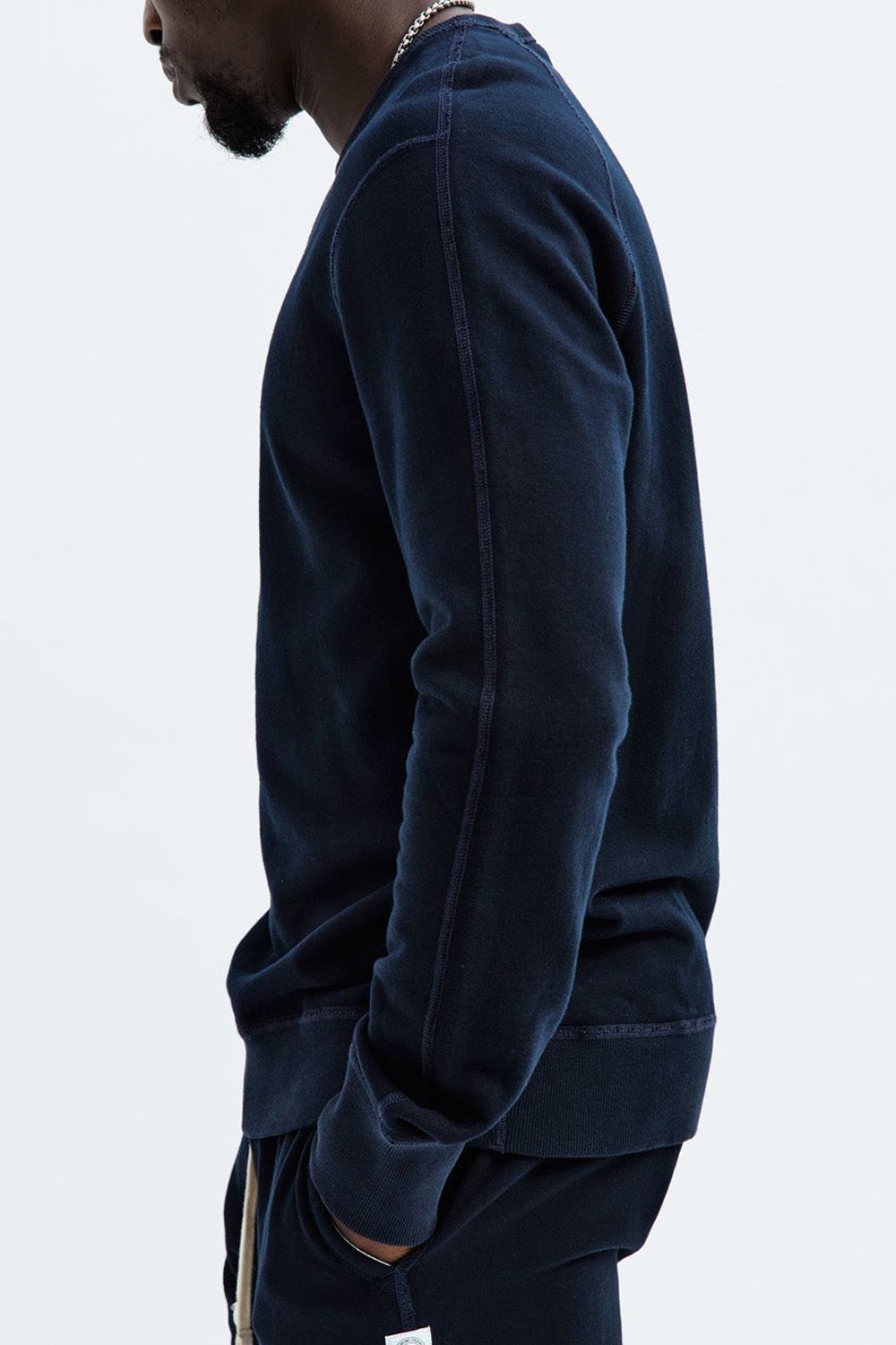 【国内正規品】 MIDWEIGHT TERRY CREWNECK / ミッドウェイト クルーネックスウェット ネイビー