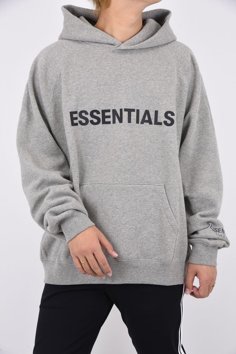 パーカー FOG ESSENTIALS/エッセンシャルズ FRONT LOGO BOXY 引っ込ま  