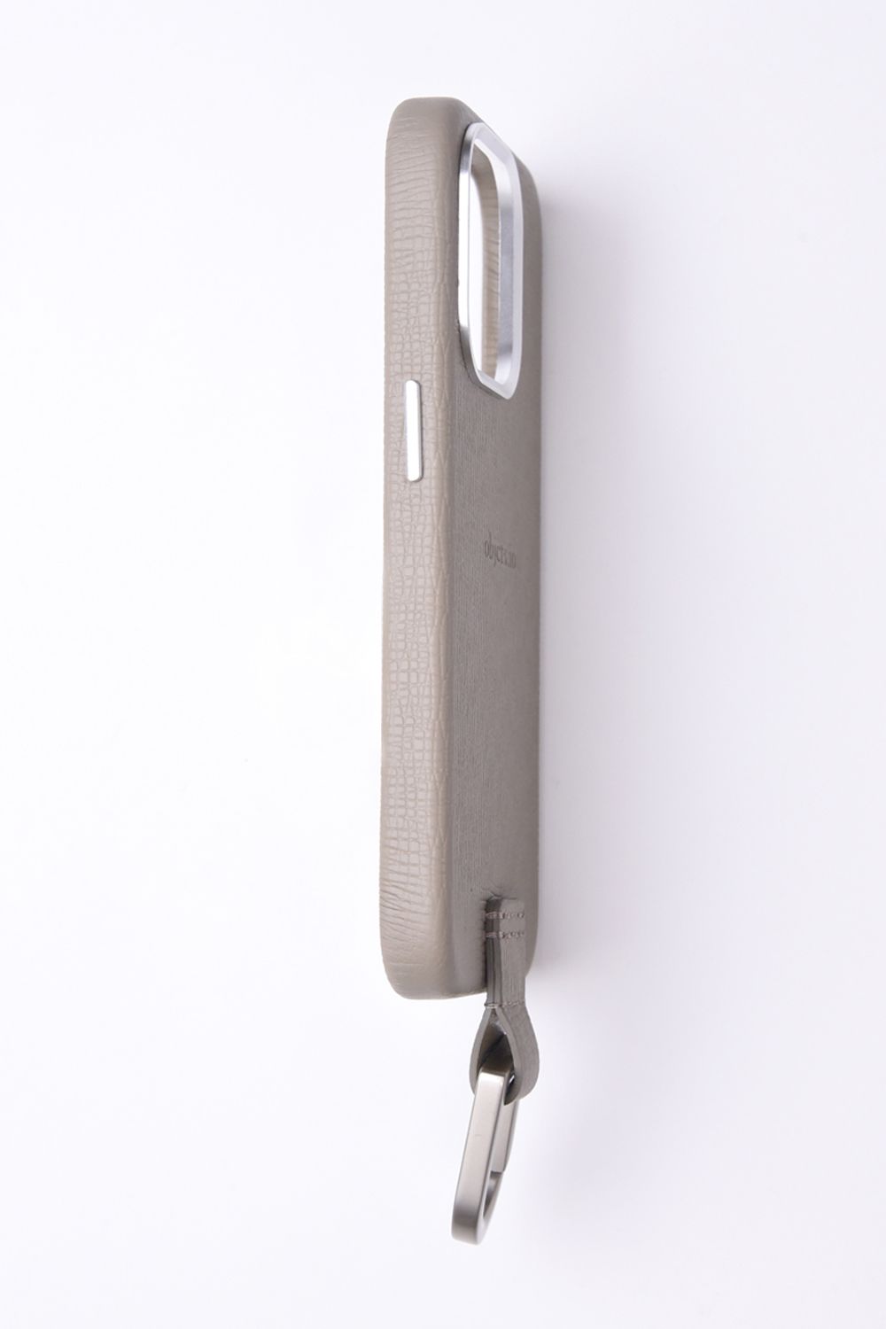 CARABINER-CASE / カラビナ付 iPhone レザーケース (トープ)