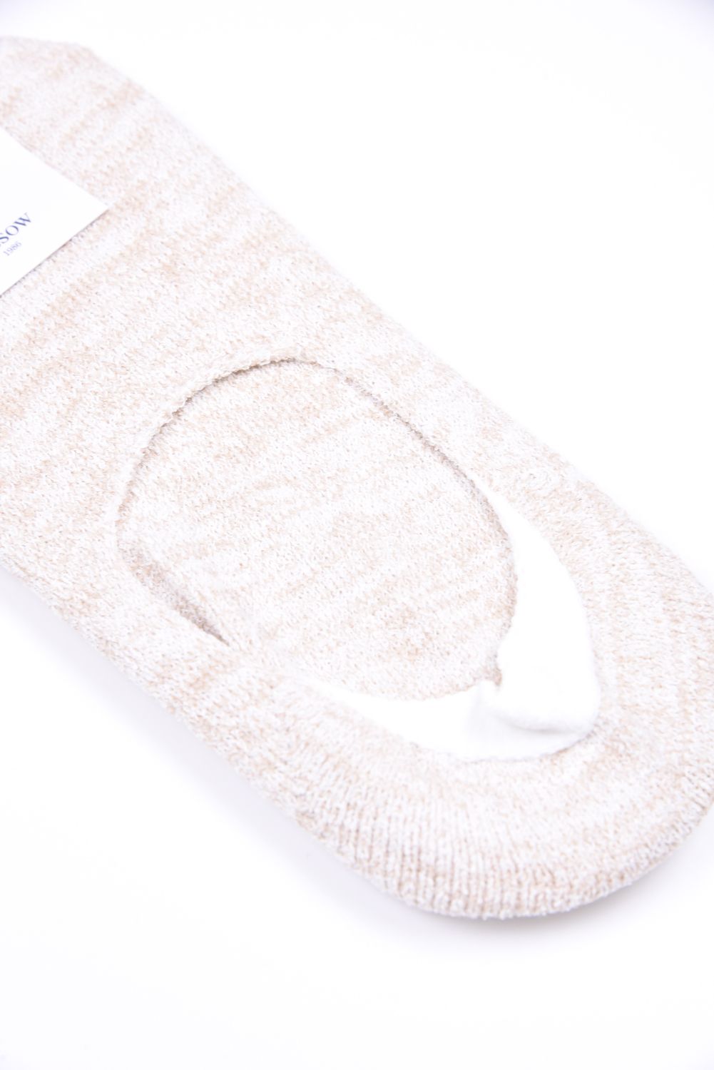 BOUCLE MIX SNEAKER SOCKS / 日本製 ブークレ ミックス スニーカーソックス ナチュラル