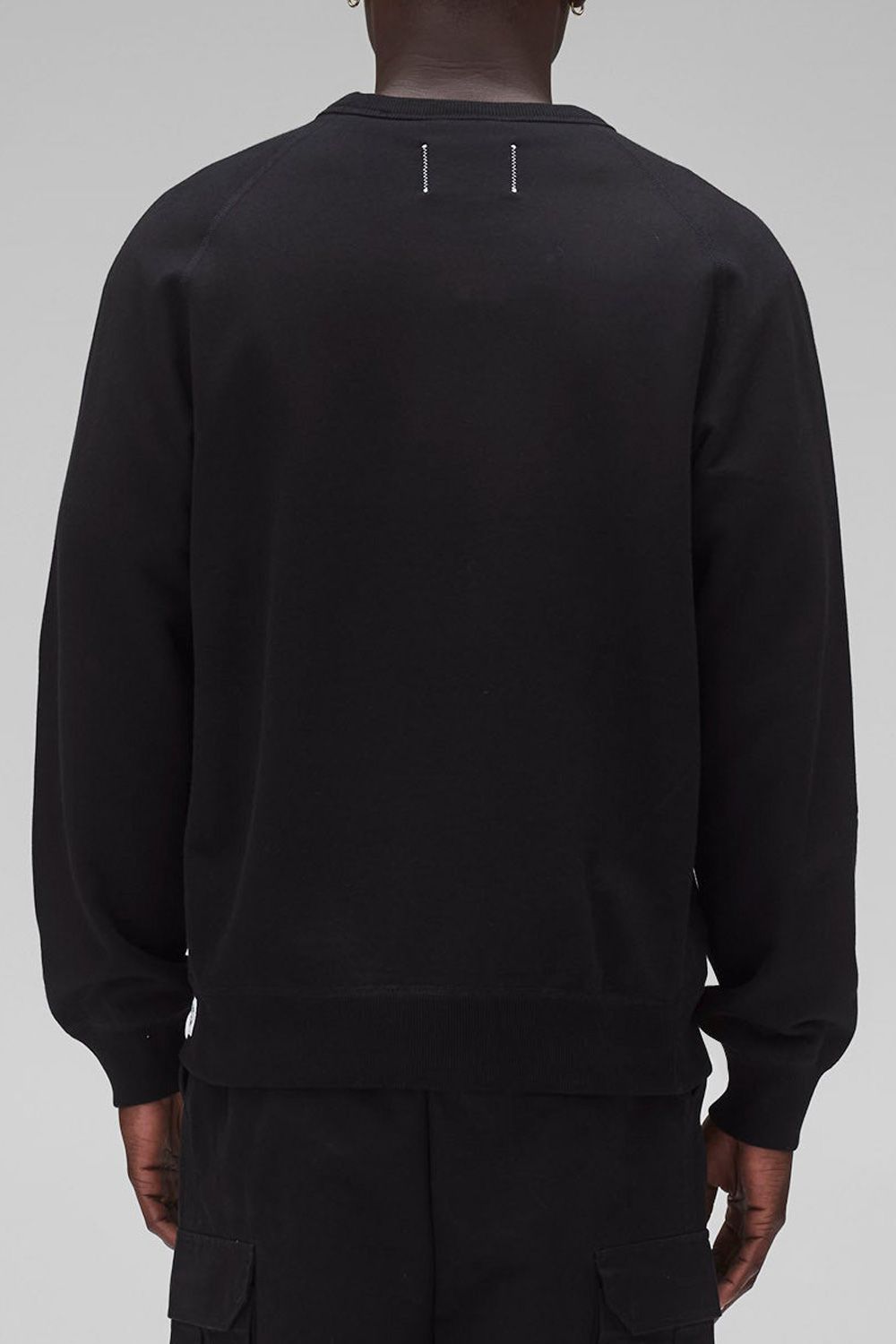 【国内正規品】【STANDARD FIT】 MIDWEIGHT TERRY CREWNECK / ミッドウェイト クルーネックスウェット (ブラック)
