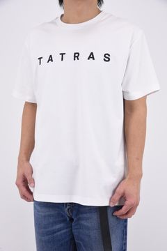 PARTINICO (パルティニコ) / ブランドロゴ刺繍 ハーフスリーブ Tシャツ ホワイト