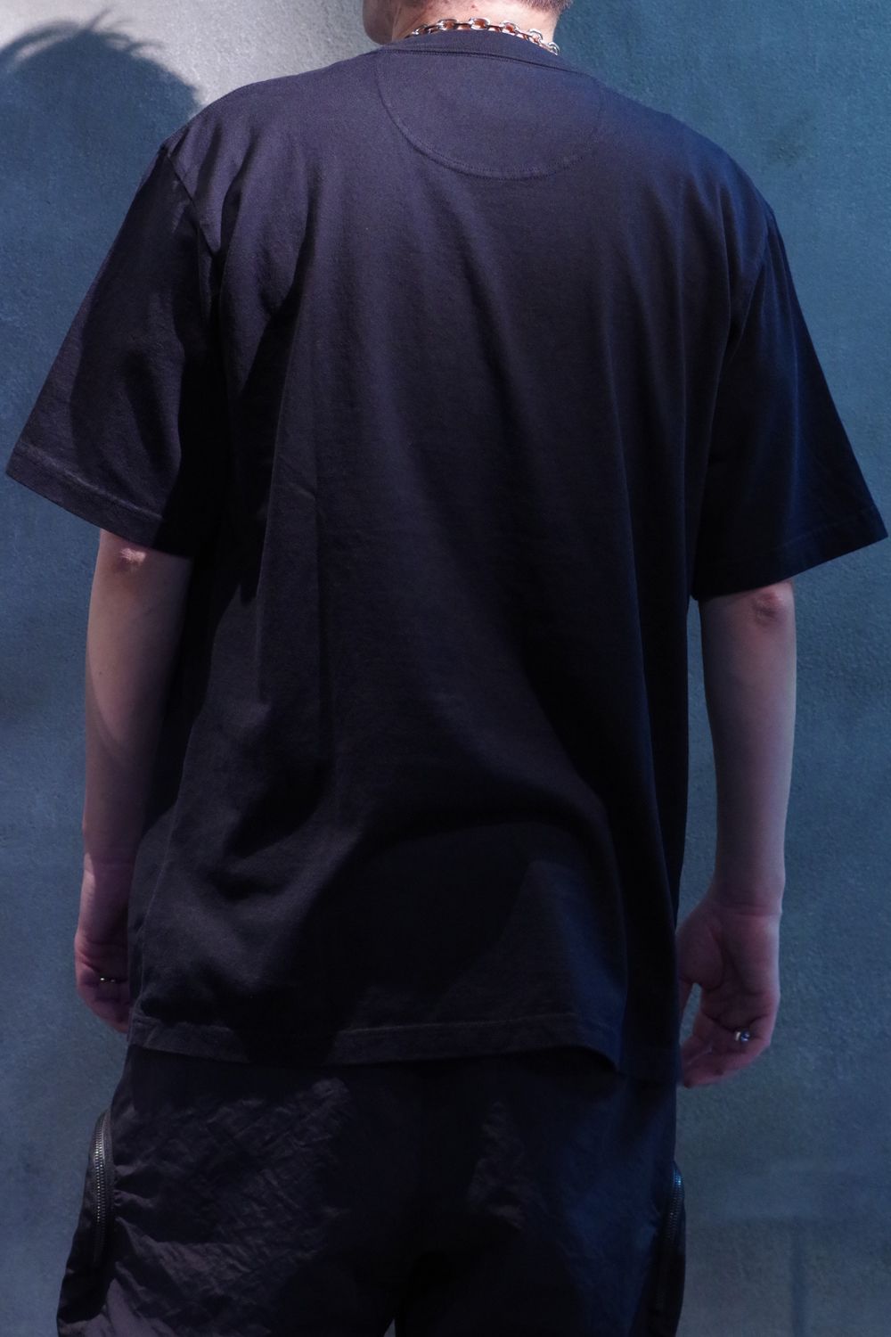 WM BIG LOGO T-SHIRT / ビッグロゴ レギュラーシルエット クルーネック 半袖 Tシャツ ブラック
