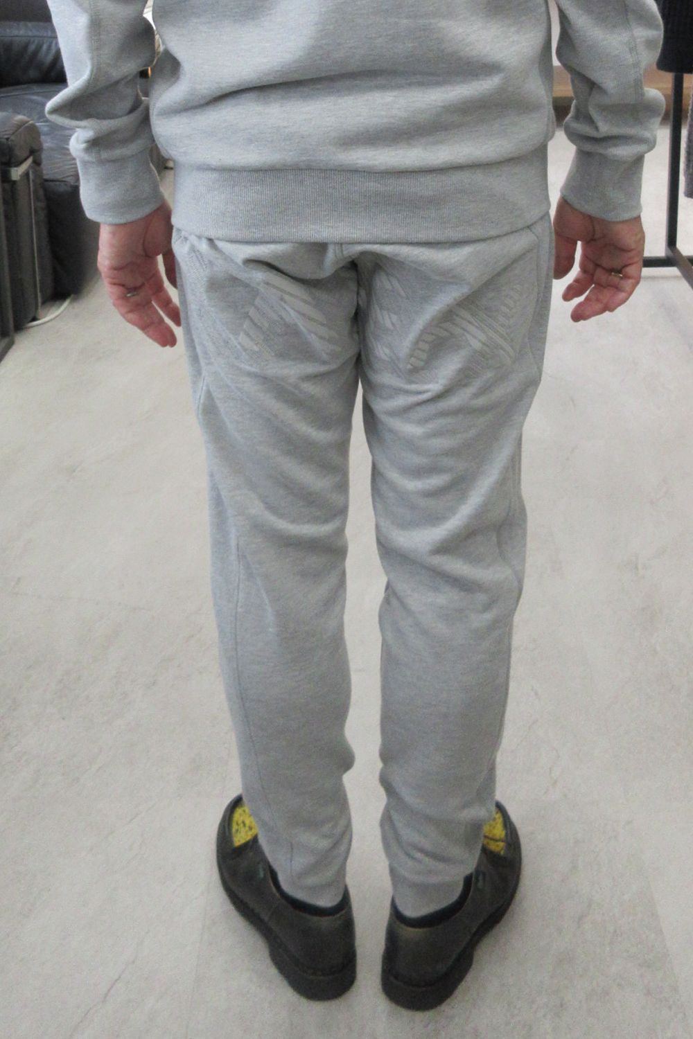 【26AW】 TC FRENCH TERRY SHADOW LOGO LONG PANTS / フレンチテリー シャドーロゴ ロングパンツ (グレー) (9月上旬入荷予定)