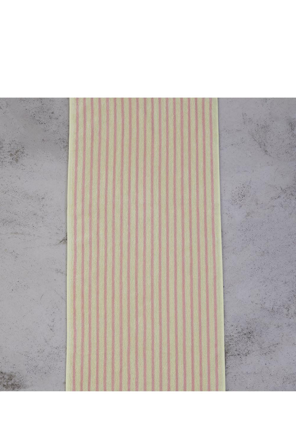 Stripe Face Towel / シルク混 ストライプ フェイスタオル (パープル)