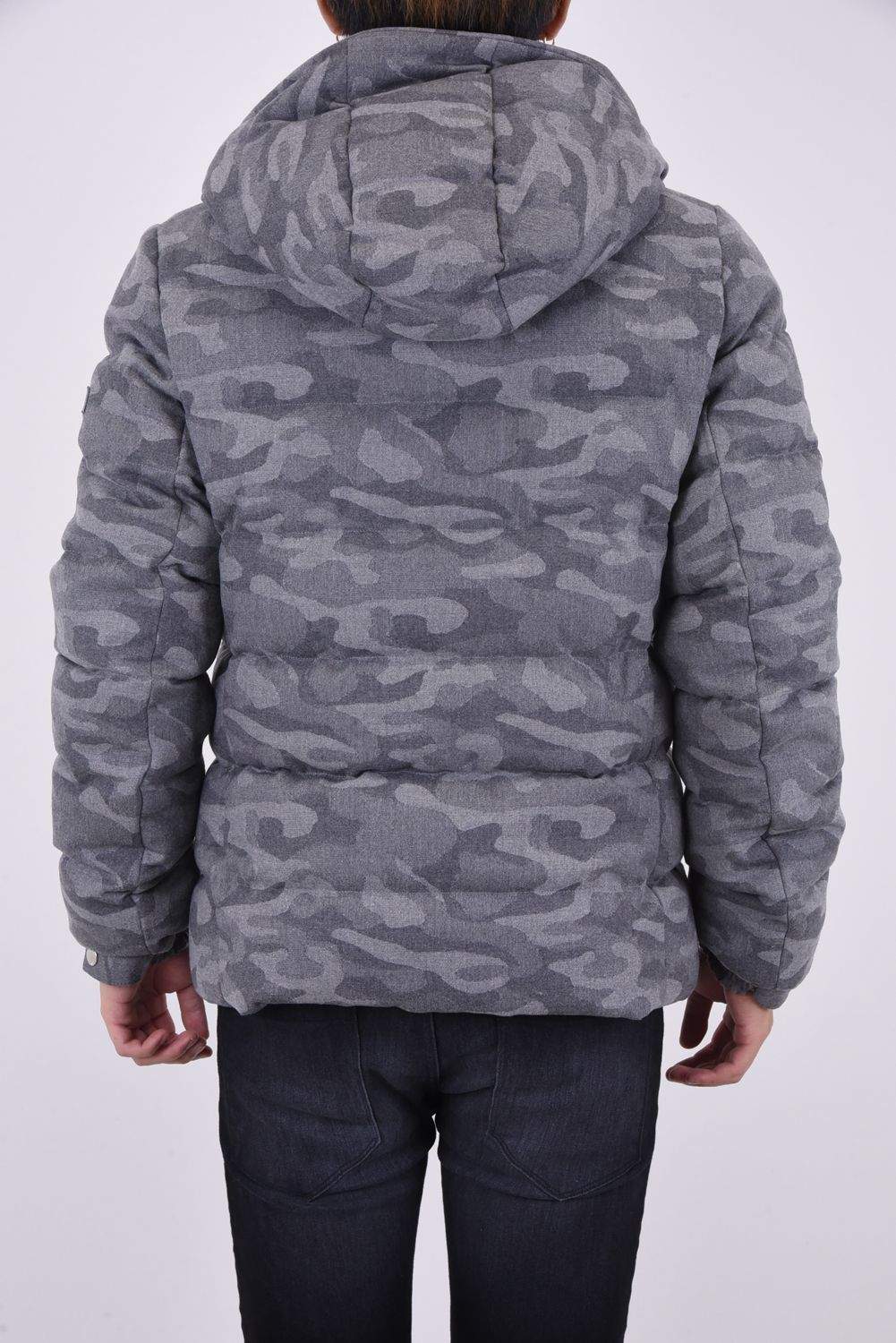 BOSIENO (ボシエノ) / R-LINE ウール ダウンジャケット ライトグレー