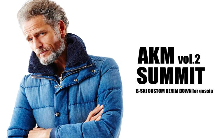 B-SKI CUSTOM DENIM DOWN for gossip 《MODEL : Mr.COY HALL》