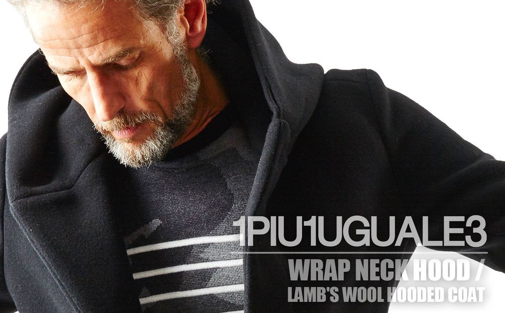 【Mr.coy×gossip SPECIAL LOOK】 1PIU1UGUALE3 / WRAP NECK HOOD