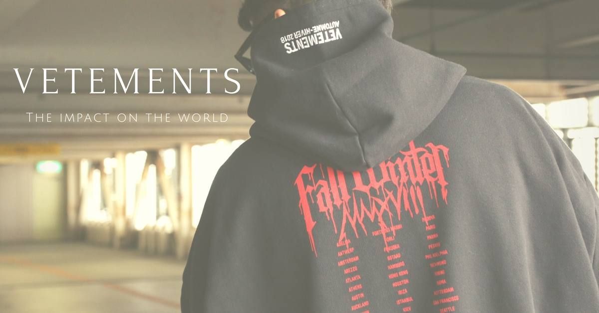 VETEMENTS 18aw シティーロゴ パーカー-