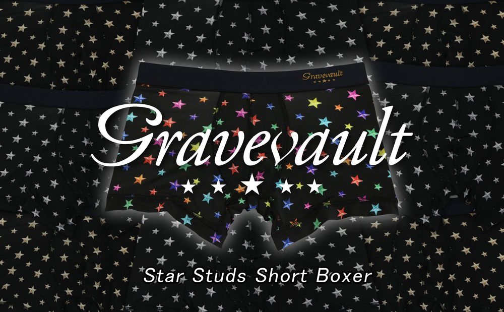 【gravevault】 - Star Studs Short Boxer 《再入荷のお知らせ》