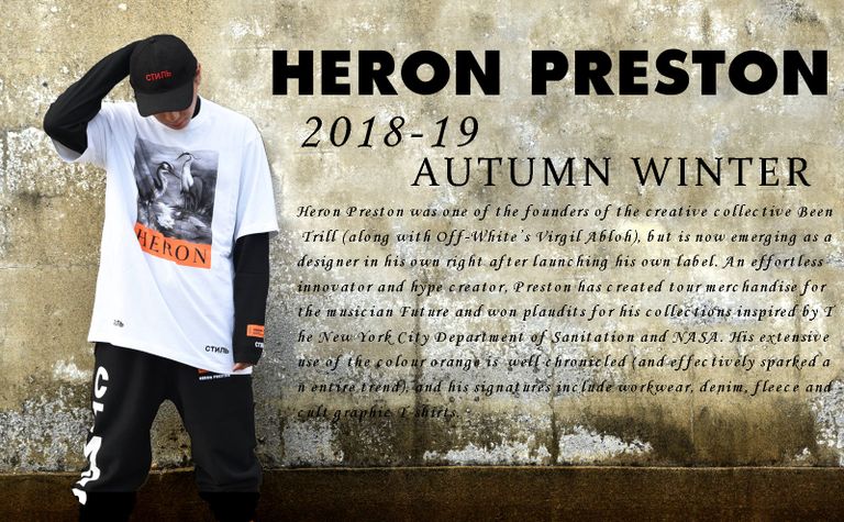 【HERON PRESTON】 2018-19AWラインナップ発売開始。