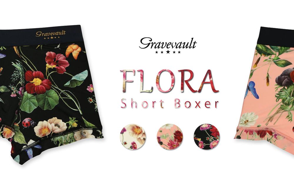 【gravevault】 植物画デザインの最高傑作”FLORA”に新色登場