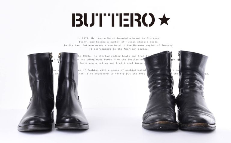 【BUTTERO】 履くほどに深まる味と価値