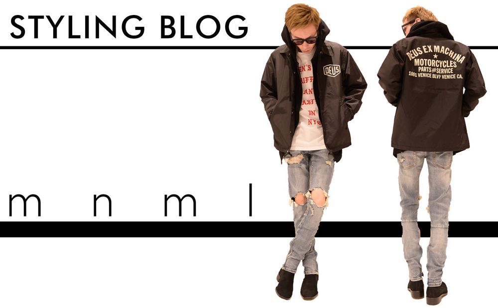 【mnml】men's Casual style