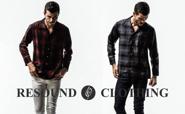 【RESOUND CLOTHING】 ちょいゆる軽やかな大人仕様のチェックシャツ