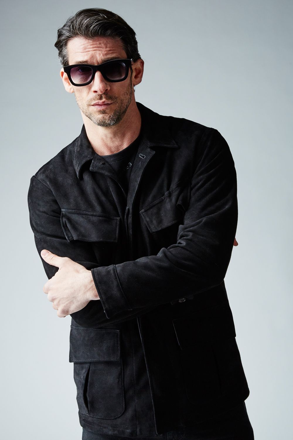 【BLACK MILITARY Vol.8】 JUNGLE FATIGUE JACKET -BLACK SUEDE- (11月頃入荷予定 )※オーダー締切8/6(金)11:59迄