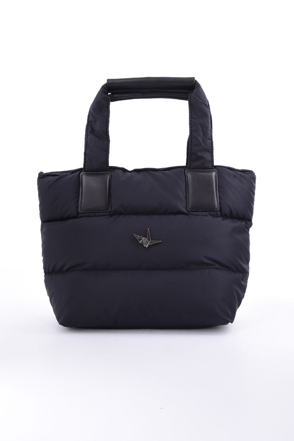 【26AW】 PUFFY NYLON MINI TOTE BAG / ナイロン 中綿ミニトートバッグ (ブラック)
