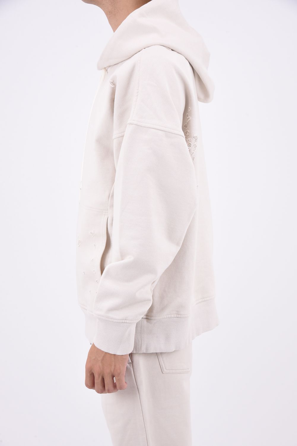 VINTEAGE LOOSE HOODIE / ルーズフィット パーカー クラッシュグレージュ
