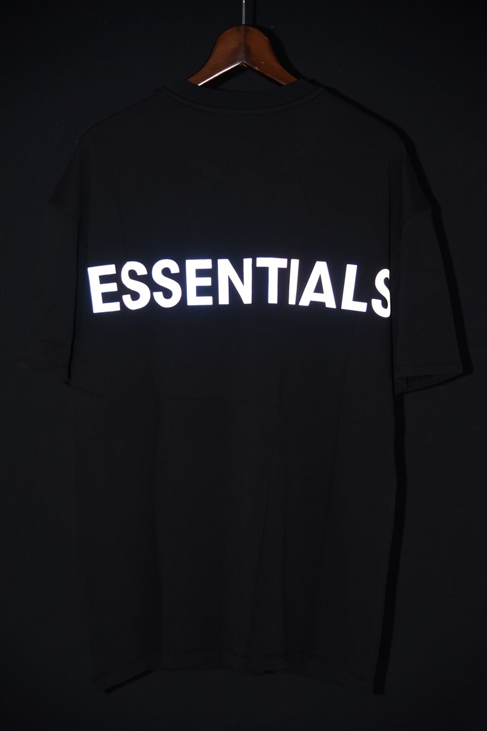 FOG ESSENTIALS BOXY T-SHIRT / リフレクタープリント クルーネック 半袖Tシャツ ブラック - S