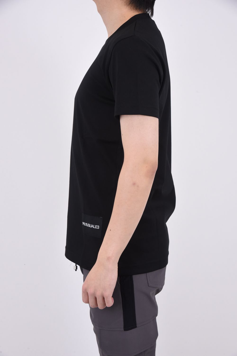 113 TAGS CREW / 定番 タグロゴ ベーシック ベーシッククルーネックTシャツ ブラック