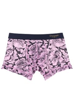 FLOWER Short Boxer -  ピンク  /  ブラック