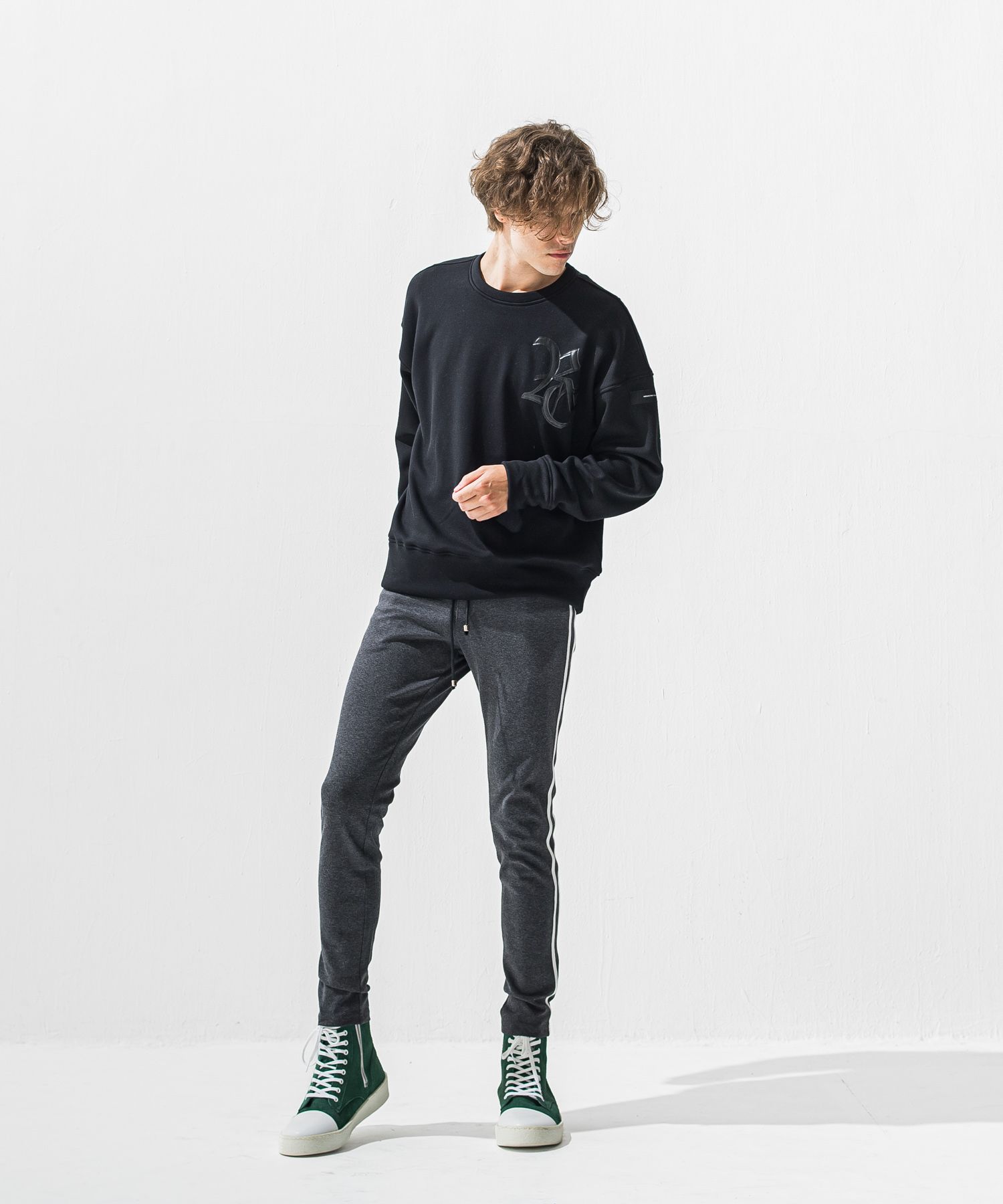 BLIND LINE PT / スーパータイト ラインパンツ (チャコールグレー) (1月上旬入荷予定) ※オーダー締切:9月7日(月)17時