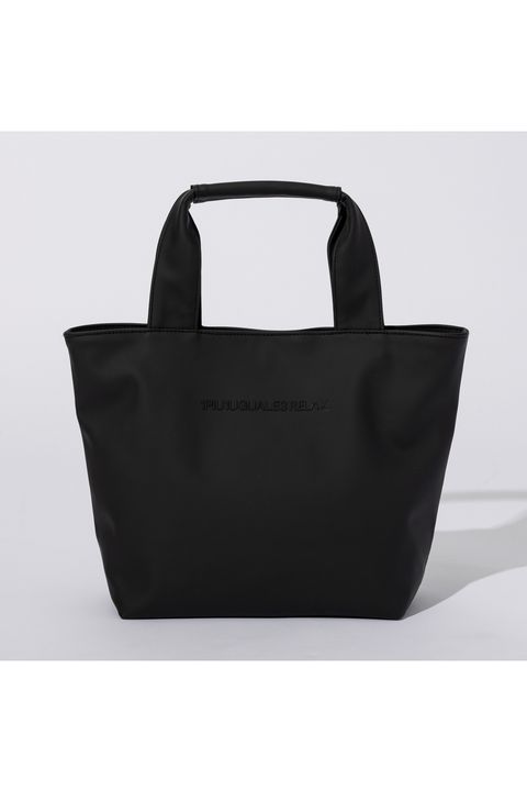 MATTE MINI BAG / フェイクマットレザー ブランドロゴ ミニバッグ (ブラック)