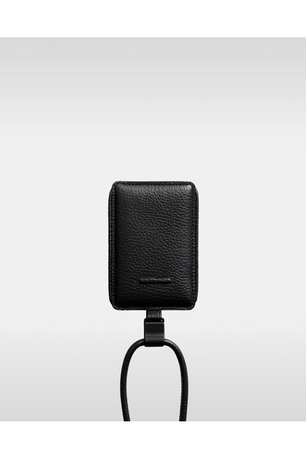 EXCHANGE-SHOULDER-CARDCASE-SET / ストラップ付き MagSafe対応 ショルダーコンポジションスリムカードケース (ブラック)
