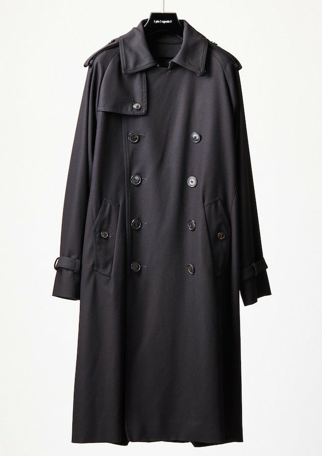 【BLACK MILITARY Vol.17】 FIRST TRENCH COAT BLACK (11月下旬入荷予定) ※オーダー締切 9/7(水)11:59迄