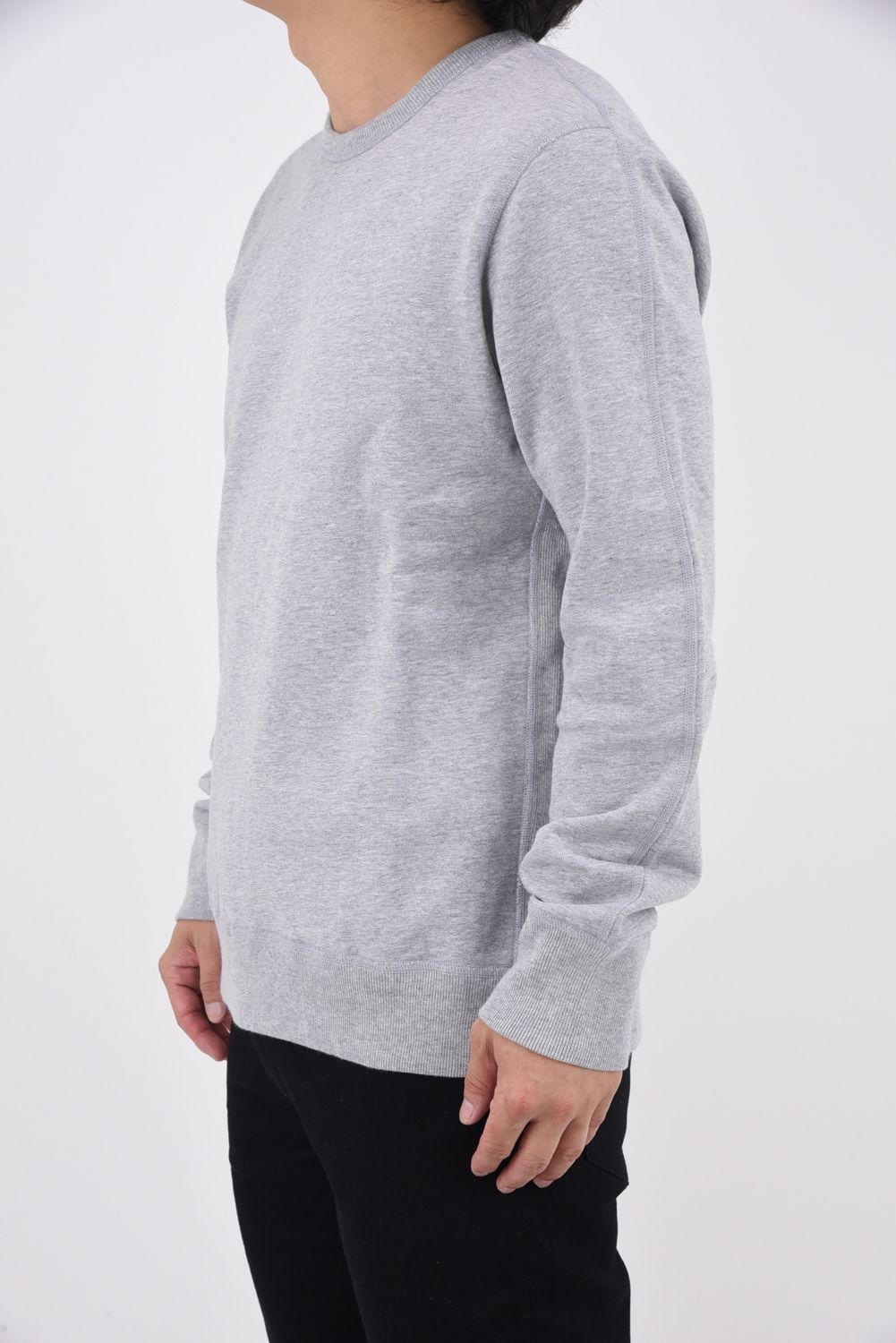 【国内正規品】 MIDWEIGHT TERRY CREWNECK / ミッドウェイト クルーネックスウェット ヘザーグレー