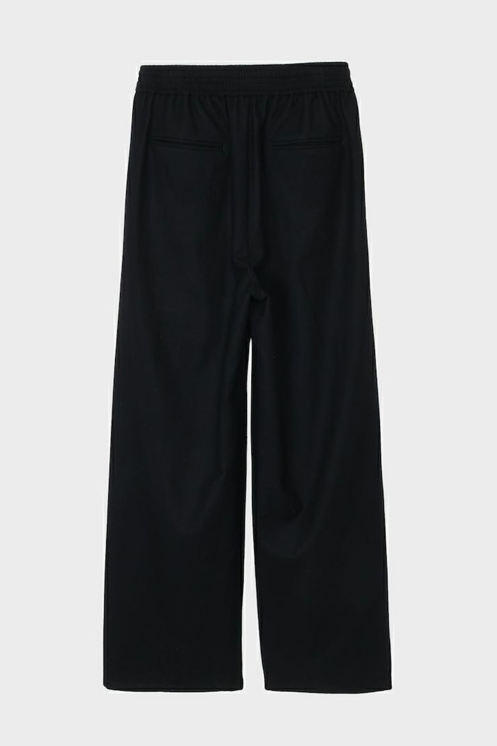 SUPER 140S DOUBLE STRINGS PANTS / スーパー140S ダブルストリングスパンツ (ブラック）