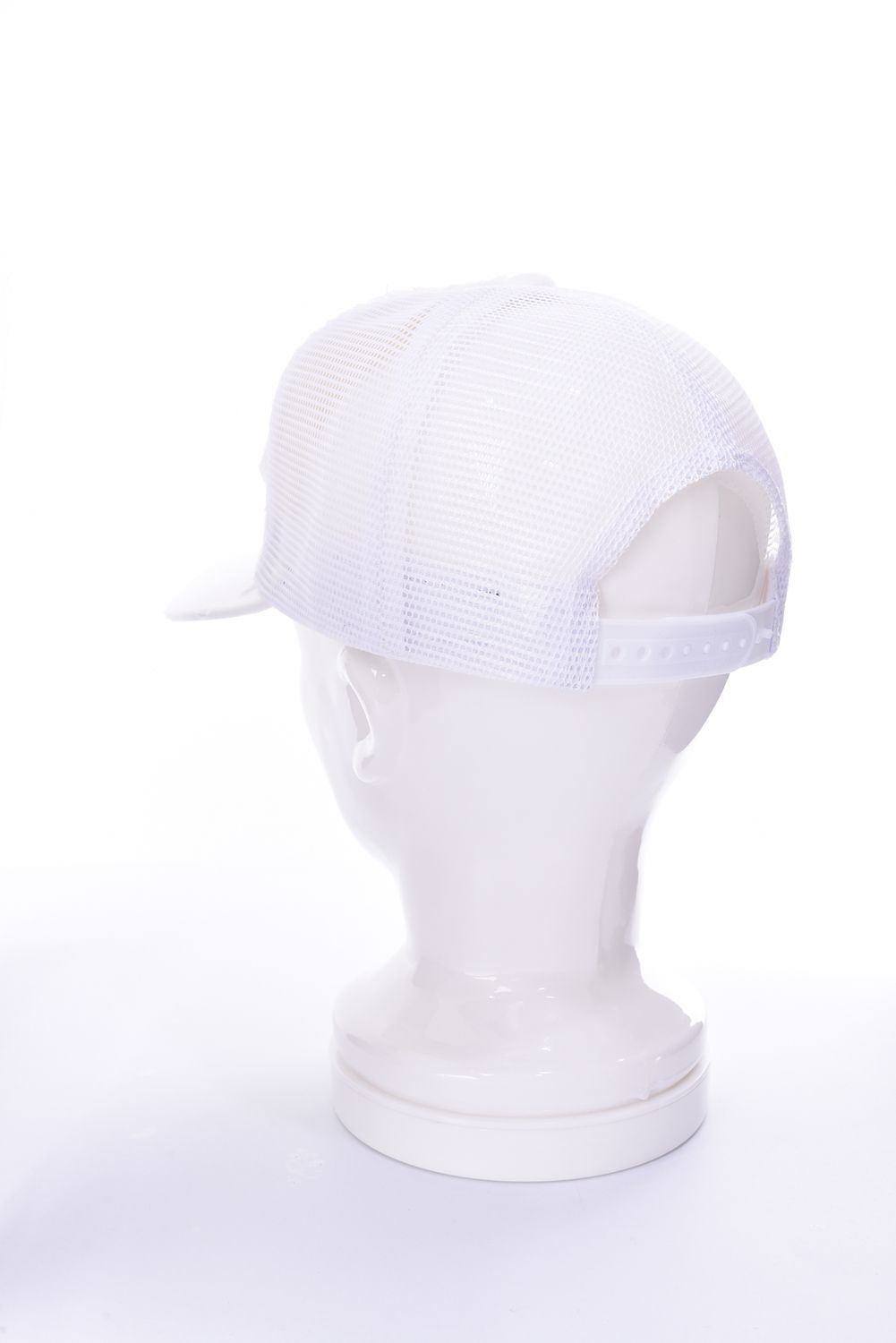 3 STEPS LOGO CAP / 発泡プリント ロゴキャップ ホワイト
