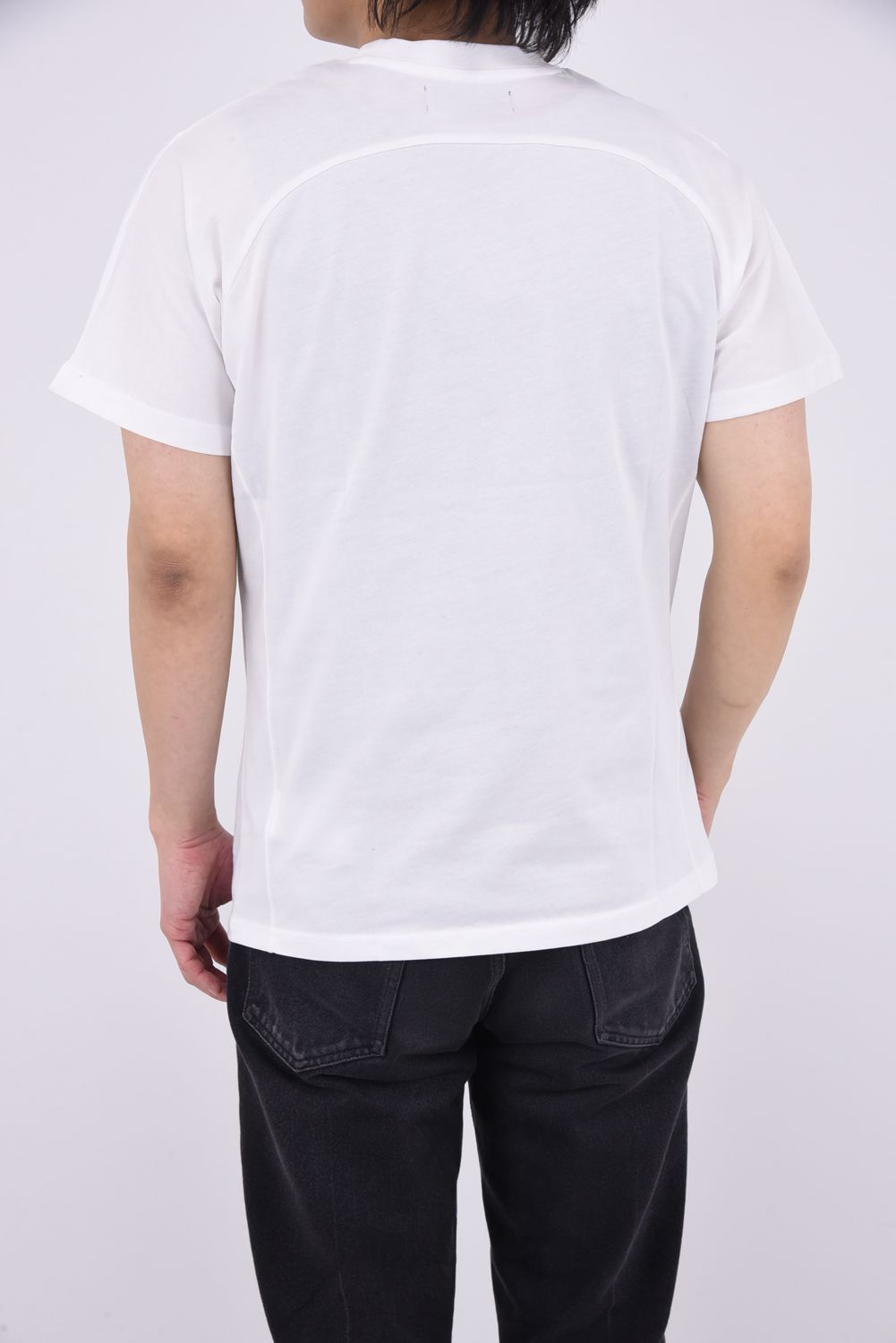 2-TIER LOGO T-SHIRT / 2ティア クルーネック Tシャツ (ホワイト)