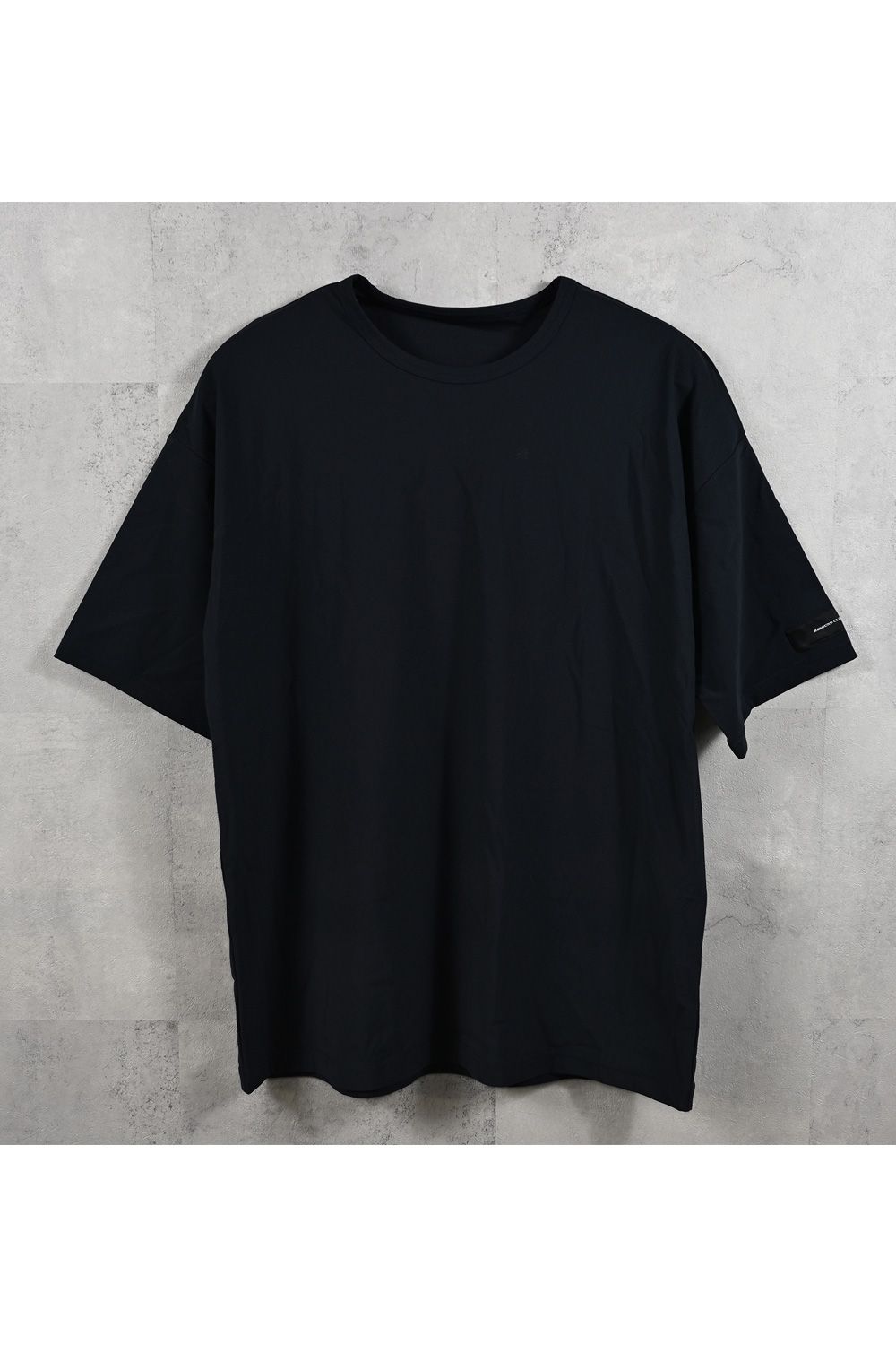 NYLON OVER  TEE / ナイロン オーバーサイズ Tシャツ （ネイビー） (5月中旬入荷予定) ※オーダー締切:2月15日(日)18時