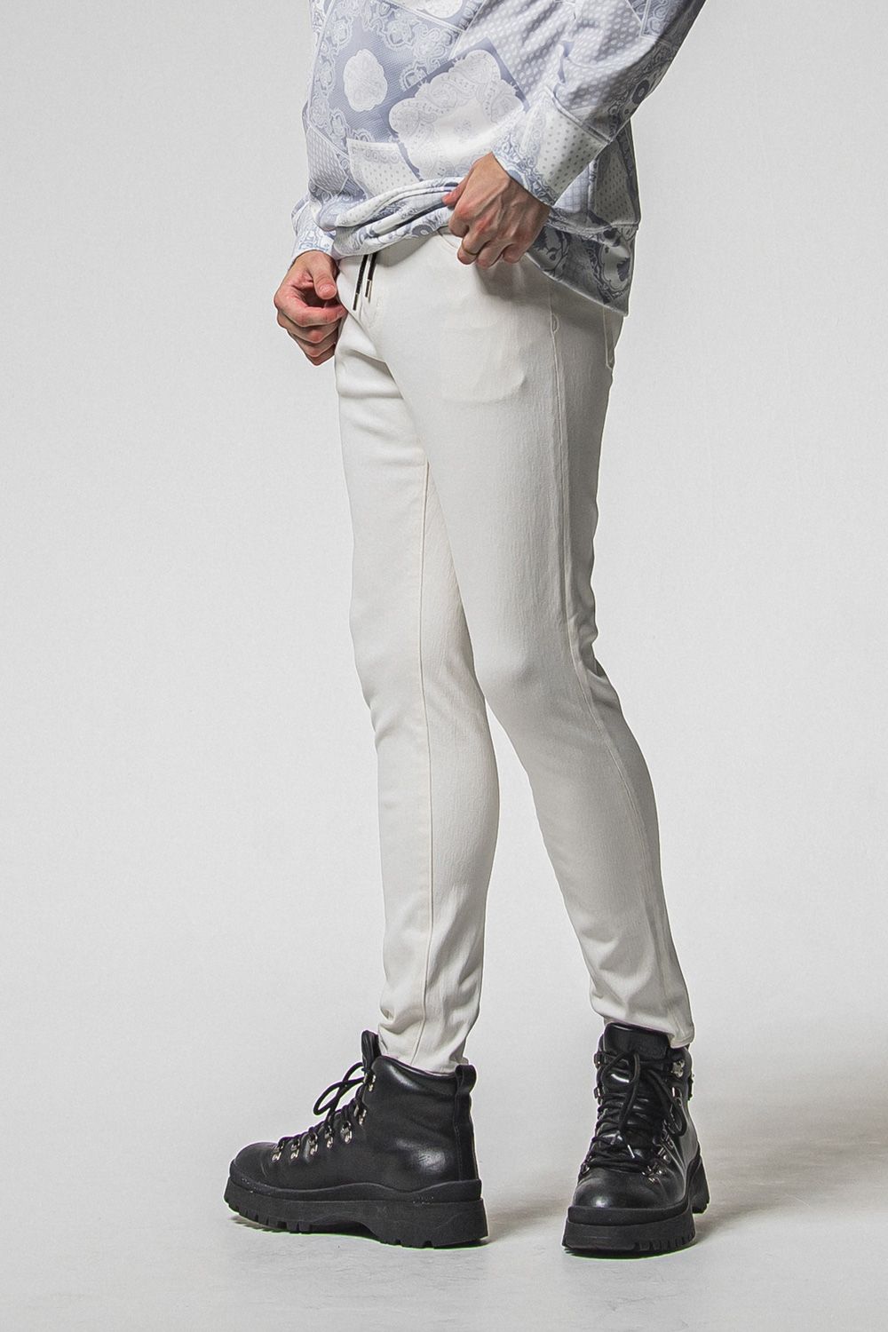 MICK DENIM JERSEY / 定番 デニム ジャージーンズ  (ホワイト) (12月上旬入荷予定) ※オーダー締切：9月1日(月)18:00