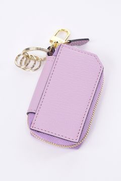 【残り1点】 SMART KEY CASE / LA111GT ゴートレザー スマートキーケース ライラック / オンアイス