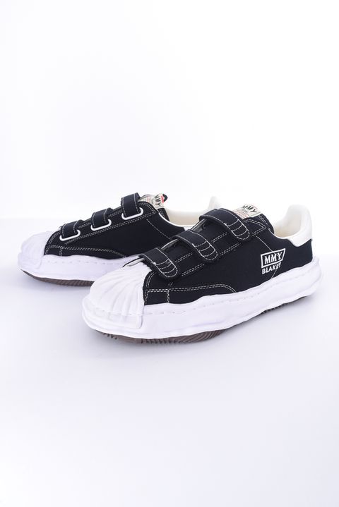 "BLAKEY" OG Sole Canvas Low-top Verclo Sneaker / "ブレイキー"オリジナルソールキャンバスローカットベルクロスニーカー（ブラック）