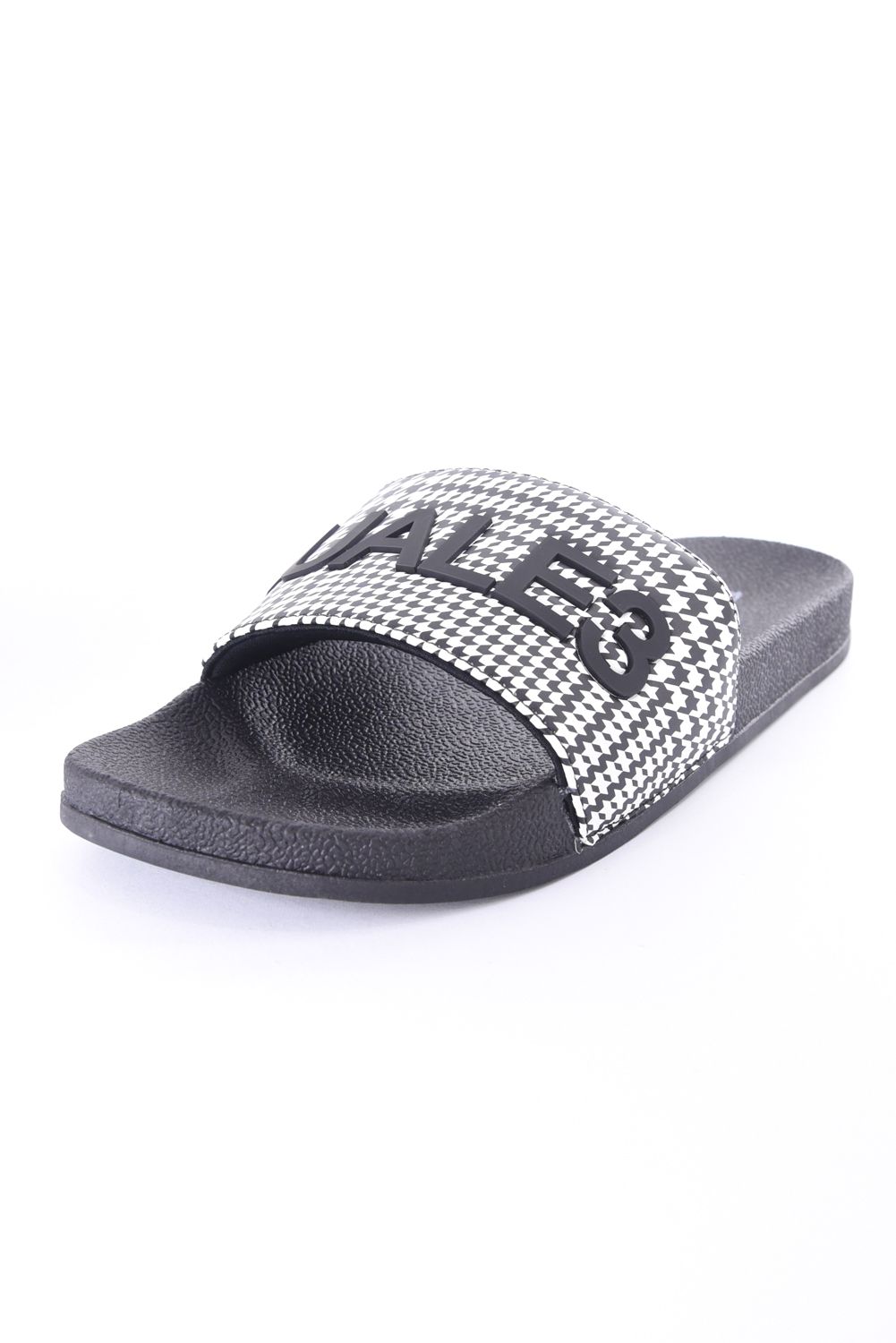 GLEN CHECK SANDALS / グレンチェック シャワーサンダル (ブラック)